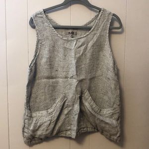 FLAX linen tank top